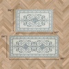 image:imageLaura Ashley Beige Multi Oastbrook Flowers Floral Machine Washable amp Slip Resistant 22 x 6 Runner RugSea Spray Blue Josette Medallion