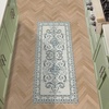 image:imageLaura Ashley Beige Multi Oastbrook Flowers Floral Machine Washable amp Slip Resistant 22 x 6 Runner RugSea Spray Blue Josette Medallion