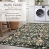 image:imageLaura Ashley Beige Multi Oastbrook Flowers Floral Machine Washable amp Slip Resistant 22 x 6 Runner RugSerene Dream Olive Multi