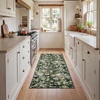 image:imageLaura Ashley Beige Multi Oastbrook Flowers Floral Machine Washable amp Slip Resistant 22 x 6 Runner RugSerene Dream Olive Multi