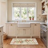 image:imageLaura Ashley Beige Multi Oastbrook Flowers Floral Machine Washable amp Slip Resistant 22 x 6 Runner RugUffington Roses Border Beige Multi