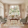 image:imageLaura Ashley Beige Multi Oastbrook Flowers Floral Machine Washable amp Slip Resistant 22 x 6 Runner RugUffington Roses Border Beige Multi