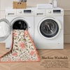 image:imageLaura Ashley Cotton Crochet Border Moored Garden Pale Poppy Floral Machine Washable amp Slip Resistant 18 x 5 Runner RugMoored Garden Pale Poppy Floral