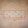 image:imageLaura Ashley Cotton Crochet Border Moored Garden Pale Poppy Floral Machine Washable amp Slip Resistant 18 x 5 Runner RugMoored Garden Pale Poppy Floral