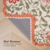 image:imageLaura Ashley Cotton Crochet Border Moored Garden Pale Poppy Floral Machine Washable amp Slip Resistant 18 x 5 Runner RugMoored Garden Pale Poppy Floral