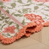 image:imageLaura Ashley Cotton Crochet Border Moored Garden Pale Poppy Floral Machine Washable amp Slip Resistant 18 x 5 Runner RugMoored Garden Pale Poppy Floral