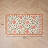 image:imageLaura Ashley Cotton Crochet Border Moored Garden Pale Poppy Floral Machine Washable amp Slip Resistant 18 x 5 Runner RugMoored Garden Pale Poppy Floral