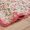 image:imageLaura Ashley Cotton Crochet Border Moored Garden Pale Poppy Floral Machine Washable amp Slip Resistant 18 x 5 Runner RugSherston Coral Pink Floral