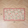image:imageLaura Ashley Cotton Crochet Border Moored Garden Pale Poppy Floral Machine Washable amp Slip Resistant 18 x 5 Runner RugSherston Coral Pink Floral