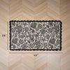 image:imageLaura Ashley Cotton Crochet Border Moored Garden Pale Poppy Floral Machine Washable amp Slip Resistant 18 x 5 Runner RugTrailing Laurissa Charcoal Floral