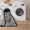 image:imageLaura Ashley Cotton Crochet Border Moored Garden Pale Poppy Floral Machine Washable amp Slip Resistant 18 x 5 Runner RugTrailing Laurissa Charcoal Floral