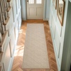 image:imageLaura Ashley HiLow Tufted 26 x 60 Washable SkidResistant Runner Rug  Dusty Navy Feya SolidAustell Solid Berber