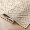 image:imageLaura Ashley HiLow Tufted 26 x 60 Washable SkidResistant Runner Rug  Dusty Navy Feya SolidAustell Solid Berber