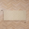 image:imageLaura Ashley HiLow Tufted 26 x 60 Washable SkidResistant Runner Rug  Dusty Navy Feya SolidAustell Solid Berber