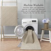 image:imageLaura Ashley HiLow Tufted 26 x 60 Washable SkidResistant Runner Rug  Dusty Navy Feya SolidAustell Solid Berber