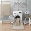 image:imageLaura Ashley HiLow Tufted 26 x 60 Washable SkidResistant Runner Rug  Dusty Navy Feya SolidAustell Solid Berber
