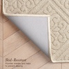 image:imageLaura Ashley HiLow Tufted 26 x 60 Washable SkidResistant Runner Rug  Dusty Navy Feya SolidAustell Solid Berber