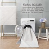 image:imageLaura Ashley HiLow Tufted 26 x 60 Washable SkidResistant Runner Rug  Dusty Navy Feya SolidAustell Solid Ivory