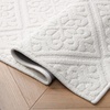 image:imageLaura Ashley HiLow Tufted 26 x 60 Washable SkidResistant Runner Rug  Dusty Navy Feya SolidAustell Solid Ivory