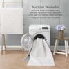image:imageLaura Ashley HiLow Tufted 26 x 60 Washable SkidResistant Runner Rug  Dusty Navy Feya SolidAustell Solid Ivory