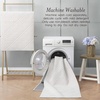 image:imageLaura Ashley HiLow Tufted 26 x 60 Washable SkidResistant Runner Rug  Dusty Navy Feya SolidAustell Solid Ivory