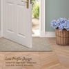 image:imageLaura Ashley HiLow Tufted 26 x 60 Washable SkidResistant Runner Rug  Dusty Navy Feya SolidAustell Solid Linen