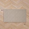image:imageLaura Ashley HiLow Tufted 26 x 60 Washable SkidResistant Runner Rug  Dusty Navy Feya SolidAustell Solid Linen