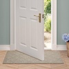 image:imageLaura Ashley HiLow Tufted 26 x 60 Washable SkidResistant Runner Rug  Dusty Navy Feya SolidAustell Solid Linen