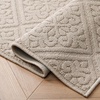 image:imageLaura Ashley HiLow Tufted 26 x 60 Washable SkidResistant Runner Rug  Dusty Navy Feya SolidAustell Solid Linen
