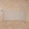 image:imageLaura Ashley HiLow Tufted 26 x 60 Washable SkidResistant Runner Rug  Dusty Navy Feya SolidAustell Solid Linen