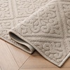 image:imageLaura Ashley HiLow Tufted 26 x 60 Washable SkidResistant Runner Rug  Dusty Navy Feya SolidAustell Solid Linen