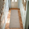 image:imageLaura Ashley HiLow Tufted 26 x 60 Washable SkidResistant Runner Rug  Dusty Navy Feya SolidAustell Solid Linen