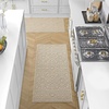 image:imageLaura Ashley HiLow Tufted 26 x 60 Washable SkidResistant Runner Rug  Dusty Navy Feya SolidFeya Solid Berber