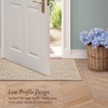 image:imageLaura Ashley HiLow Tufted 26 x 60 Washable SkidResistant Runner Rug  Dusty Navy Feya SolidFeya Solid Berber