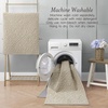 image:imageLaura Ashley HiLow Tufted 26 x 60 Washable SkidResistant Runner Rug  Dusty Navy Feya SolidFeya Solid Berber