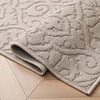 image:imageLaura Ashley HiLow Tufted 26 x 60 Washable SkidResistant Runner Rug  Dusty Navy Feya SolidFeya Solid Linen