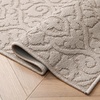 image:imageLaura Ashley HiLow Tufted 26 x 60 Washable SkidResistant Runner Rug  Dusty Navy Feya SolidFeya Solid Linen