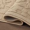 image:imageLaura Ashley HiLow Tufted 26 x 60 Washable SkidResistant Runner Rug  Dusty Navy Feya SolidRosemoor Beige