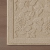 image:imageLaura Ashley HiLow Tufted 26 x 60 Washable SkidResistant Runner Rug  Dusty Navy Feya SolidRosemoor Beige