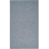 image:imageLaura Ashley HiLow Tufted 26 x 60 Washable SkidResistant Runner Rug  Dusty Navy Feya SolidRosemoor Blue