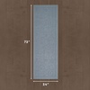 image:imageLaura Ashley HiLow Tufted 26 x 60 Washable SkidResistant Runner Rug  Dusty Navy Feya SolidRosemoor Blue