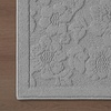 image:imageLaura Ashley HiLow Tufted 26 x 60 Washable SkidResistant Runner Rug  Dusty Navy Feya SolidRosemoor Grey