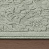 image:imageLaura Ashley HiLow Tufted 26 x 60 Washable SkidResistant Runner Rug  Dusty Navy Feya SolidRosemoor Sage
