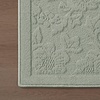 image:imageLaura Ashley HiLow Tufted 26 x 60 Washable SkidResistant Runner Rug  Dusty Navy Feya SolidRosemoor Sage