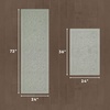 image:imageLaura Ashley HiLow Tufted 26 x 60 Washable SkidResistant Runner Rug  Dusty Navy Feya SolidRosemoor Sage