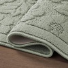 image:imageLaura Ashley HiLow Tufted 26 x 60 Washable SkidResistant Runner Rug  Dusty Navy Feya SolidRosemoor Sage