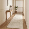 image:imageLaura Ashley Washable Printed Velvet Rug Eden 6 x 9 Rug Area Lt Grey MultiAutumn Beige