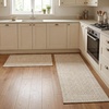 image:imageLaura Ashley Washable Printed Velvet Rug Eden 6 x 9 Rug Area Lt Grey MultiAutumn Beige