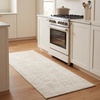 image:imageLaura Ashley Washable Printed Velvet Rug Eden 6 x 9 Rug Area Lt Grey MultiAutumn Beige