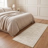 image:imageLaura Ashley Washable Printed Velvet Rug Eden 6 x 9 Rug Area Lt Grey MultiAutumn Beige